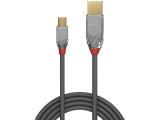 Описание и цена на Lindy USB 2.0 Type A to Mini-B Cable 0.5m, Cromo Line