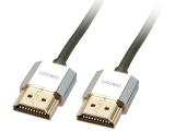  кабели: Lindy CROMO Slim High Speed HDMI Cable with Ethernet 2m