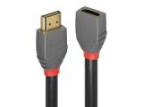 Lindy High Speed HDMI Extension Cable 1m, Anthra Line кабели видео HDMI Цена и описание.