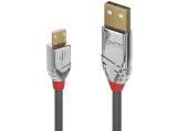  кабели: Lindy USB 2.0 Type A to Micro-B Cable 2m, Cromo Line