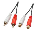 Описание и цена на Lindy Premium RCA Audio Extension Cable 2m