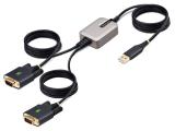  кабели: StarTech 2-Port USB to Serial Adapter Cable 4m 2P6FFC-USB-SERIAL