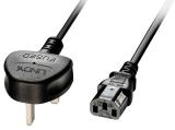 Описание и цена на Lindy UK 3 Pin to C13 Mains Cable 2m