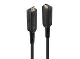 Lindy Fibre Optic Hybrid Micro-HDMI 4K60 Cable with Detachable HDMI & DVI Connectors 50m снимка №3