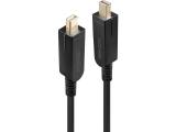 Lindy Fibre Optic Hybrid Mini DisplayPort 1.4 Cable with Detachable DP Connectors 10m снимка №2 Lindy Fibre Optic Hybrid Mini DisplayPort 1.4 Cable with Detachable DP Connectors 10m снимка №2