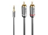 Описание и цена на Lindy 3.5mm to Phono Audio Cable 0.5m, Cromo Line