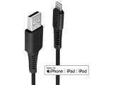 Описание и цена на Lindy USB Type A to Lightning Cable 0.5m, Black