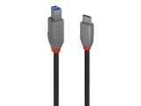 Описание и цена на Lindy USB 3.2 Type C to B Cable 1m, 5Gbps, Anthra Line