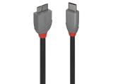 Описание и цена на Lindy USB 3.2 Type C to Micro-B Cable 1m, 5Gbps, Anthra Line