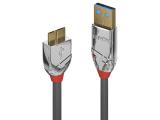 Описание и цена на Lindy USB 3.2 Type A to Micro-B Cable 2m, 5Gbps, Cromo Line