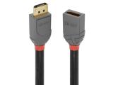  кабели: Lindy DisplayPort 1.4 Extension Cable 3m, Anthra Line