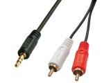 Описание и цена на Lindy 2x Phono to 3.5mm Premium Audio Cable 10m