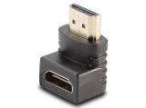 Описание и цена на Lindy HDMI Female to HDMI Male 90 Degree Right Angle Adapter - Down