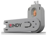 Описание и цена на Lindy USB Type A Port Blocker Key, Orange