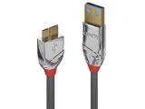 Описание и цена на Lindy USB 3.2 Type A to Micro-B Cable 3m, 5Gbps, Cromo Line