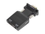 Описание и цена на VCom VGA M / HDMI F Adapter with Audio CA337A