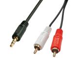  кабели: Lindy 2x Phono to 3.5mm Premium Audio Cable 20m