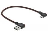 Описание и цена на DeLock USB 2.0 Type-A to USB Micro-B Easy Cable 0.2m