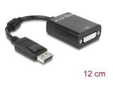  адаптери: DeLock DisplayPort 1.1 to DVI Adapter - Black