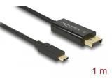 Описание и цена на DeLock DisplayPort 1.2 to USB-C Video Adapter Cable 4K 60Hz 1m