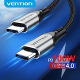 Vention USB 2.0 Type-C to Type-C 1m TAEHF - Black снимка №3