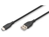 Описание и цена на Digitus USB-A to USB-C Silicone cable 0.5m - Black