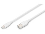 Описание и цена на Digitus USB-A to USB-C Silicone cable 0.5m - White