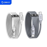 Orico Orico кабел Cable USB C-to-C PD 100W Charging 1.0m White - CDX-100CC-WH CDX-100CC-WH-BP NEW снимка №2 Orico Orico кабел Cable USB C-to-C PD 100W Charging 1.0m White - CDX-100CC-WH CDX-100CC-WH-BP NEW снимка №2