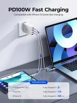 Orico Orico кабел Cable USB C-to-C PD 100W Charging 1.0m White - CDX-100CC-WH CDX-100CC-WH-BP NEW снимка №6 Orico Orico кабел Cable USB C-to-C PD 100W Charging 1.0m White - CDX-100CC-WH CDX-100CC-WH-BP NEW снимка №6