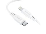 Acefast Кабел USB-C to Lightning 30W 1.20m MFI Certified TPE - C3-01 - White снимка №2 Acefast Кабел USB-C to Lightning 30W 1.20m MFI Certified TPE - C3-01 - White снимка №2
