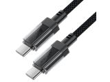 Описание и цена на Acefast Кабел USB-C to USB-C Cable 60W Stainless steel in transparent shell 1.2m - C12-03 - Black