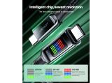 Acefast Кабел USB-C to USB-C Cable 100W 1.2m with LED display - C7-03 - Black снимка №3