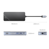 Orico Orico докинг станция Portable Docking station M.2 SATA/NVMe - HDMI, USB3.2-A x 2, USB-C (10Gbps) x 1,USB-C (PD100W), SD/TF - OM28P-G2-BK OM28P-G2-BK NEW снимка №2 Orico Orico докинг станция Portable Docking station M.2 SATA/NVMe - HDMI, USB3.2-A x 2, USB-C (10Gbps) x 1,USB-C (PD100W), SD/TF - OM28P-G2-BK OM28P-G2-BK NEW снимка №2