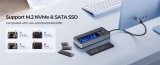 Orico Orico докинг станция Portable Docking station M.2 SATA/NVMe - HDMI, USB3.2-A x 2, USB-C (10Gbps) x 1,USB-C (PD100W), SD/TF - OM28P-G2-BK OM28P-G2-BK NEW снимка №6 Orico Orico докинг станция Portable Docking station M.2 SATA/NVMe - HDMI, USB3.2-A x 2, USB-C (10Gbps) x 1,USB-C (PD100W), SD/TF - OM28P-G2-BK OM28P-G2-BK NEW снимка №6