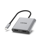  : Unitek Unitek Адаптер Adapter USB-C M to DisplayPort x 2 F - 8K@30Hz, MST - V1404A V1404A NEW
