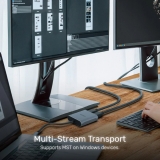 Unitek Unitek Адаптер Adapter USB-C M to DisplayPort x 2 F - 8K@30Hz, MST - V1404A V1404A NEW снимка №4 Unitek Unitek Адаптер Adapter USB-C M to DisplayPort x 2 F - 8K@30Hz, MST - V1404A V1404A NEW снимка №4
