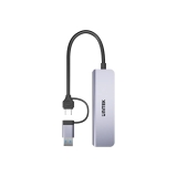 Unitek Unitek хъб HUB USB-C/USB-A 3 port uHUB P5+ - USB3.0 x 3, Card reader, Aluminium - H1320AGY01 H1320AGY01 NEW снимка №2 Unitek Unitek хъб HUB USB-C/USB-A 3 port uHUB P5+ - USB3.0 x 3, Card reader, Aluminium - H1320AGY01 H1320AGY01 NEW снимка №2