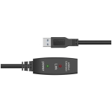 VCom VCom Кабел удължение USB 3.0 AM / AF Active Extension Cable 5M Black - CU827A-5.0m CU827A-5.0m NEW снимка №3 VCom VCom Кабел удължение USB 3.0 AM / AF Active Extension Cable 5M Black - CU827A-5.0m CU827A-5.0m NEW снимка №3