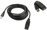 VCom VCom Кабел удължение USB 3.0 AM / AF Active Extension Cable 5M Black - CU827A-5.0m CU827A-5.0m NEW снимка №4 VCom VCom Кабел удължение USB 3.0 AM / AF Active Extension Cable 5M Black - CU827A-5.0m CU827A-5.0m NEW снимка №4