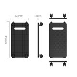 Orico Orico поставка за компютър PC Stand - Computer Bracket - Water Resistant, Black - CPB1-BK CPB1-BK NEW снимка №3 Orico Orico поставка за компютър PC Stand - Computer Bracket - Water Resistant, Black - CPB1-BK CPB1-BK NEW снимка №3