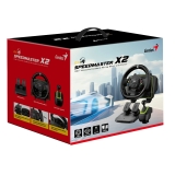 Genius Genius волан с педали Racing Wheel with pedals SpeedMaster X2 - Gear shifter, Pedals, Dual-motor vibration GENIUS-SPEEDMASTER-X2 NEW снимка №6 Genius Genius волан с педали Racing Wheel with pedals SpeedMaster X2 - Gear shifter, Pedals, Dual-motor vibration GENIUS-SPEEDMASTER-X2 NEW снимка №6
