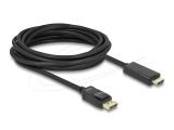 DeLock DisplayPort 1.1 to HDMI Passive Cable 5m - Black снимка №2 DeLock DisplayPort 1.1 to HDMI Passive Cable 5m - Black снимка №2