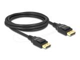 DeLock DisplayPort 1.2 Cable 2m - Black снимка №2 DeLock DisplayPort 1.2 Cable 2m - Black снимка №2