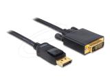 Описание и цена на DeLock DisplayPort 1.2 to DVI-D Passive Cable 2m - Black