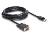 DeLock DisplayPort 1.1 to DVI Passive Cable 5m - Black снимка №2 DeLock DisplayPort 1.1 to DVI Passive Cable 5m - Black снимка №2