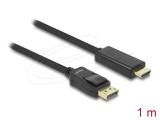 Описание и цена на DeLock DisplayPort 1.1 to HDMI Passive Cable 1 m - Black