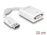Описание и цена на DeLock DisplayPort 1.1 to DVI Passive Adapter - White