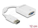Описание и цена на DeLock DisplayPort 1.2 to VGA Adapter - White