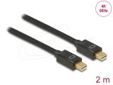  кабели: DeLock Mini DisplayPort 1.2 Cable 2m - Black