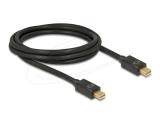 DeLock Mini DisplayPort 1.2 Cable 2m - Black снимка №2 DeLock Mini DisplayPort 1.2 Cable 2m - Black снимка №2